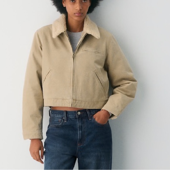 Aritzia Barkley Workwear Jacket vintage tan khaki - Picture 6 of 7